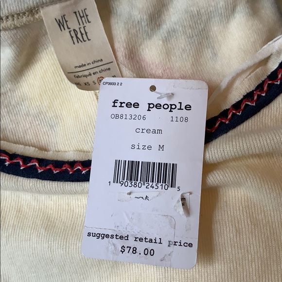 NWT Free People Distressed Tank - Picture 6 of 8